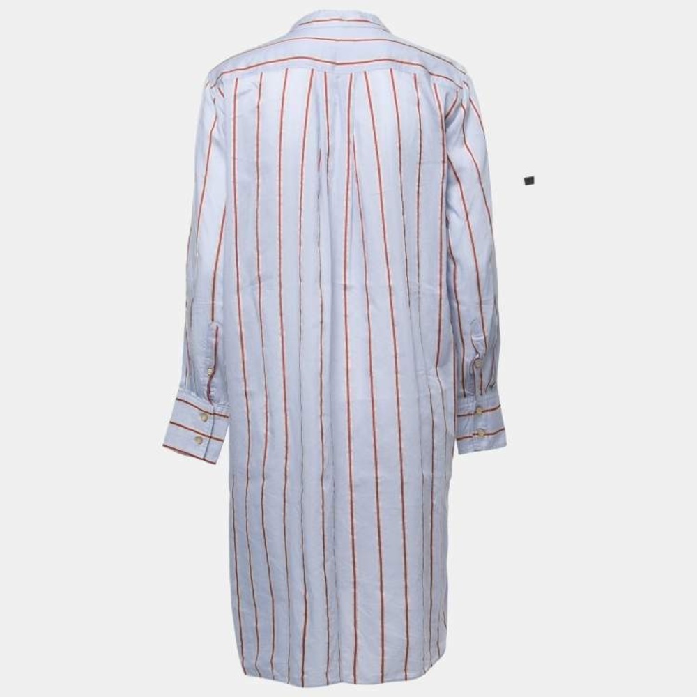 Isabel Marant Etoile Yucca Button Down Shirt / Dress Blue - Size 8/38 - Picture 3 of 8